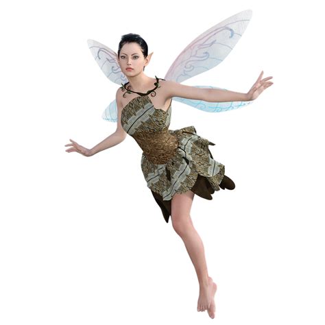 [4K] Transparent Fairy Costume .